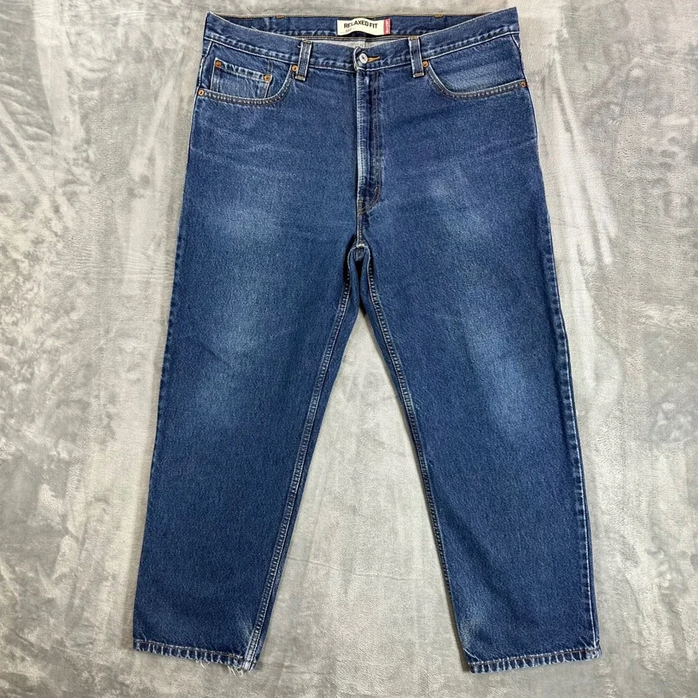 Levi's 550 Relaxed Fit Tapered Leg Jeans Men's Size 40x30 Blue Medium Wash Pants